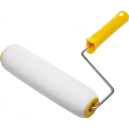 Валик &quot;СТРУКТУРНЫЙ ПОРОЛОН В ГОРОШЕК&quot; малярный в сборе, бюгель 6мм, 80x240мм, STAYER Profi 0367-24 купить в Уфе