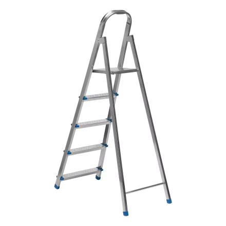 Стремянка Сибртех 97837, 5 ступеней, стальная, оцинкованная купить в Уфе
