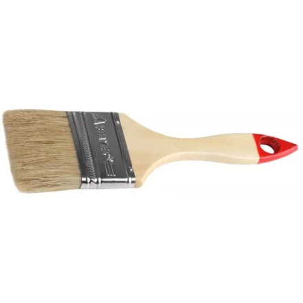 Кисть плоская STAYER &quot;UNIVERSAL-STANDARD&quot;, светлая натуральная щетина, деревянная ручка, 63мм 0101-063 купить в Уфе