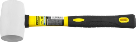 Киянка STAYER &quot;PROFI&quot; резиновая БЕЛАЯ, с фиберглассовой ручкой, 230г 20533-230 купить в Уфе
