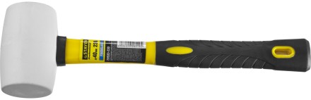 Киянка STAYER &quot;PROFI&quot; резиновая БЕЛАЯ, с фиберглассовой ручкой, 230г 20533-230 купить в Уфе