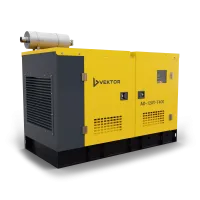 Дизельный генератор Vektor AD-120Y-T400 в шумозащитном кожухе с АВР