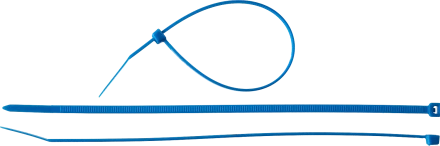 Кабельные стяжки синие КС-С1 нейлоновые промфасовка серия ПРОФЕССИОНАЛ купить в Уфе