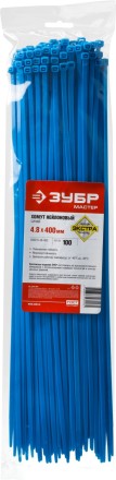 Кабельные стяжки синие КС-С1 нейлоновые промфасовка серия ПРОФЕССИОНАЛ купить в Уфе