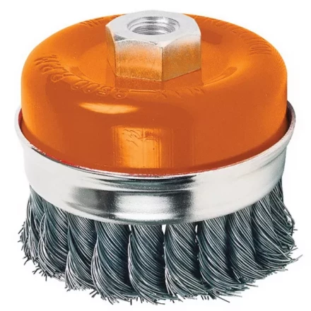 Щетка чашечная для шлифмашин сталь 80мм M14 S-T Кратон 1 11 02 002 купить в Уфе