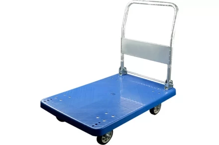 Тележка платформенная пластиковая 170 кг TOR PH170P (720х460) со складной ручкой (резина 100 мм) 1042363 купить в Уфе