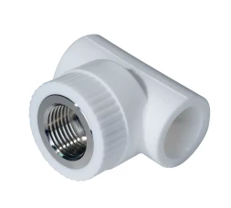 Тройник комб. PP-R ВР 32мм х1 белый (10/40) 45452