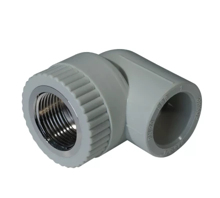 Уголок комб. PP-R ВР 25мм х 3/4 серый (25/100) 44173 купить в Уфе