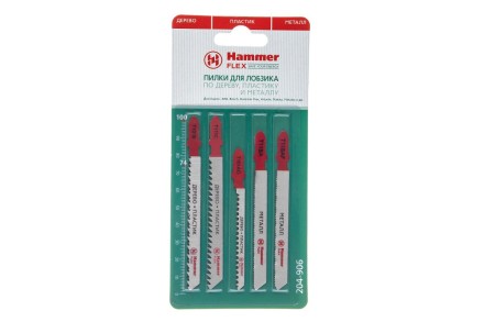 Пилки для лобзика HAMMER JG WD-PL-MT set No6 (5pcs) купить в Уфе