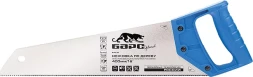 Ножовка по дереву,500 мм/20",7-8TPI,короткий зуб 2D,каленый зуб,пласт. цельнолит.рукоятка БАРС 24134