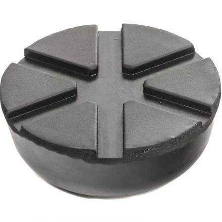 Резиновая опора для подкатного домкрата универсальная D=89 mm d=60 mm H=35 mm MATRIX 50910 купить в Уфе