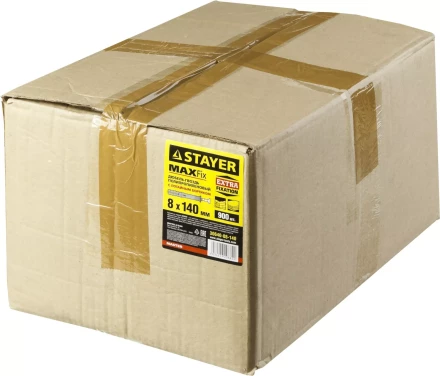 Дюбель-гвоздь полипропиленовый, потайный бортик, 8 x 140 мм, 500 шт, STAYER Master 30640-08-140 30640-08-140 купить в Уфе