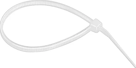 Хомуты 100 х 2.5 мм пластмассовые белые 100 шт СИБРТЕХ 45515 купить в Уфе