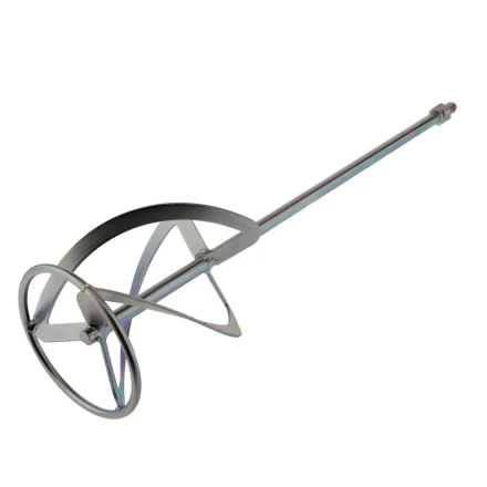 Насадка для миксера Сибртех, для тяжелых растворов, 140 х 590 мм, оцинкованная, хвостовик резьба М14, 848957 купить в Уфе