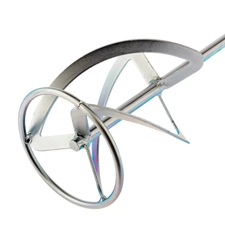 Насадка для миксера Сибртех, для тяжелых растворов, 140 х 590 мм, оцинкованная, хвостовик резьба М14, 848957 купить в Уфе