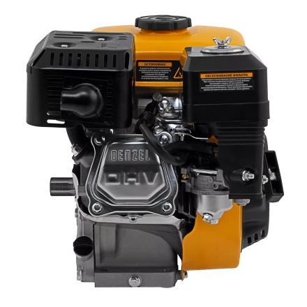 Двигатель бензиновый Denzel RX-17S, 7 л.с., 212 см3, горизонтальный вал шлиц 25 мм 95102 купить в Уфе