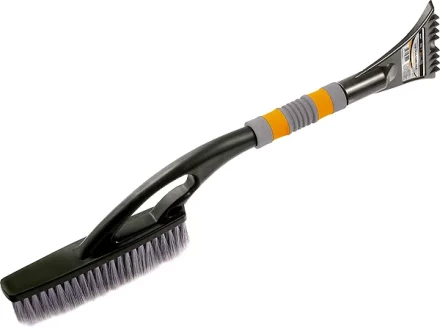 Щетка-сметка для снега со скребком автомобильная 600 мм / STELS 55297 купить в Уфе