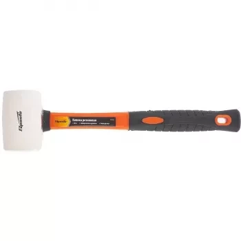 Киянка резиновая 225 г белая резина фибергласовая рукоятка SPARTA 11128 купить в Уфе