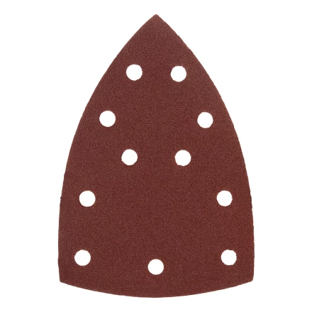 Треугольник абразивный на ворc. подложке под &quot;липучку&quot;, перф., P 120, 150х150х100 мм, 5 шт. Denzel 738627 купить в Уфе