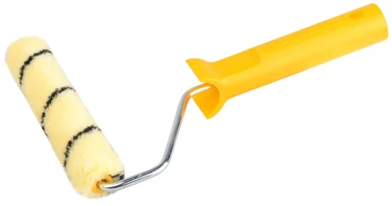 Мини-валик DUALON ПОЛИАКРИЛ малярный в сборе, ворс 7мм, бюгель 6мм, 15х160мм, STAYER Master 03-05812-16 купить в Уфе