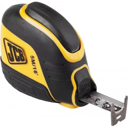 Рулетка JCB, автостоп, двусторонняя шкала, двухкомпонентный корпус, 5м JMS003 купить в Уфе