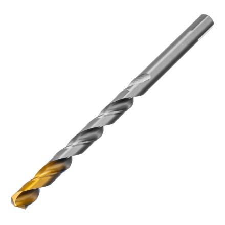 Сверло спиральное по металлу Denzel 12 x 205 мм, Р6М5, Golden Tip, удлиненное 718265 купить в Уфе