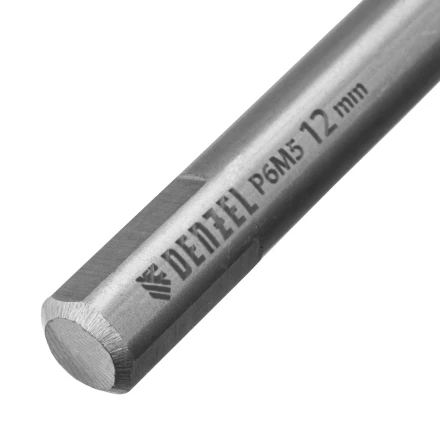 Сверло спиральное по металлу Denzel 12 x 205 мм, Р6М5, Golden Tip, удлиненное 718265 купить в Уфе