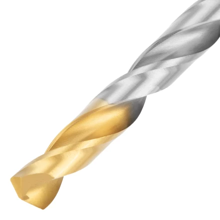 Набор сверл по металлу Denzel, 2-8мм, Р6М5-TiN, Golden Tip, 6 шт, 723000 купить в Уфе