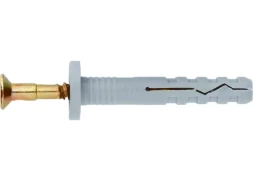 Дюбель-гвоздь полипропиленовый с цилиндрическим бортиком 8х120 мм 100 шт ШУРУПЬ 42157