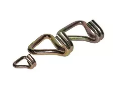 Крюки J-образные двойные для стяжных ремней р-н 10 тонн лента 75 мм сталь купить в Уфе