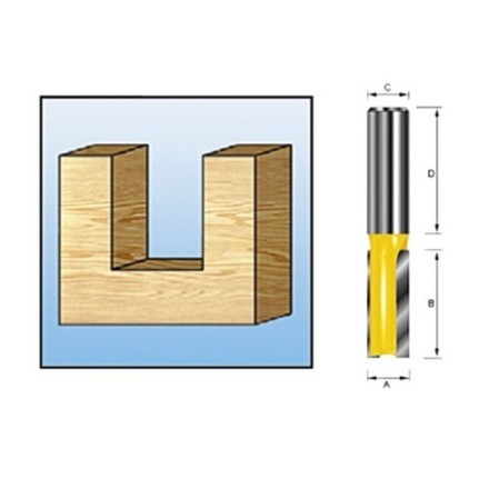 Фреза для окантовки Makita D-68052 (3лезвия, ф12.7, хв-12мм) купить в Уфе