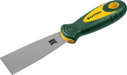 Шпательная лопатка KRAFTOOL с 2-компонент ручк, профилиров нержав полотно 10035-040 купить в Уфе