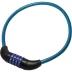 Замок ЗУБР "ПРОФЕССИОНАЛ", тросовый, кодовый, с изменяемым кодом, длина троса - 650мм, d 10мм 37262-65_z01 купить в Уфе