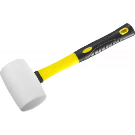 Киянка STAYER &quot;PROFI&quot; резиновая БЕЛАЯ, с фиберглассовой ручкой, 680г 20533-680 купить в Уфе