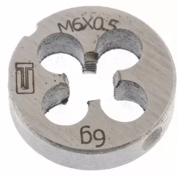 Плашка М6 х 0,5 мм  СИБРТЕХ 77015 купить в Уфе