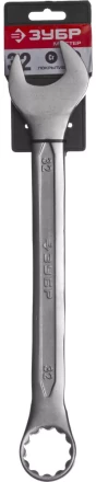 Ключ ЗУБР &quot;МАСТЕР&quot; гаечный комбинированный, Cr-V сталь, хромированный, 32мм 27087-32 купить в Уфе