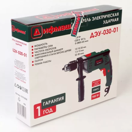 Ударная дрель Дифмаш ДЭУ-030-01 купить в Уфе
