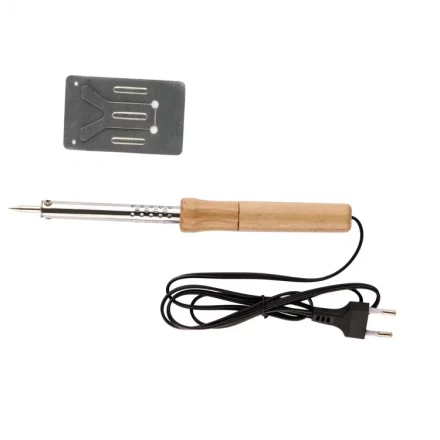 Паяльник с ручкой из дерева 60 Вт 220 В Sparta 913103 купить в Уфе