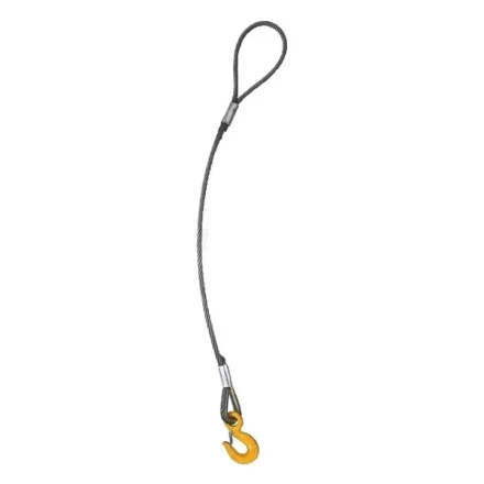 Строп канатный одноветвевой 1СК 2.5 т L=3.5 м с кч din 3.0 т канат din опрессовка купить в Уфе