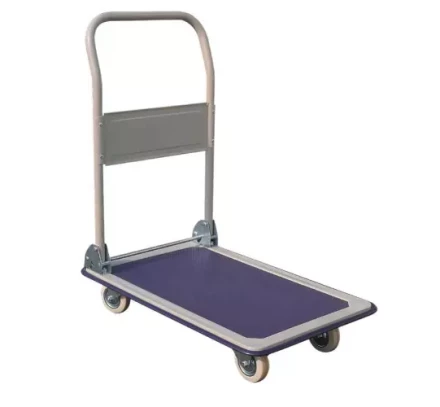 Тележка платформенная пластиковая 200 кг TOR PH200P (480x740) со складной ручкой (пластик, 10 1023084 купить в Уфе