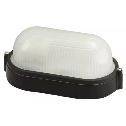 Светильник уличный СВЕТОЗАР влагозащищенный, овал, цвет черный, 60Вт SV-57201-B купить в Уфе