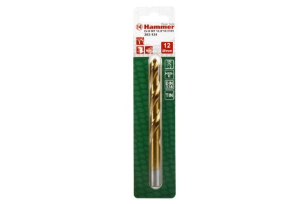Сверло по металлу HAMMER Ф12х151мм (DR MT 12,0мм*151/101мм) купить в Уфе