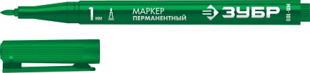 ЗУБР МП-100 зеленый, 1 мм перманентный маркер (06320-4) купить в Уфе