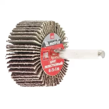 Круг лепестковый для дрели 40 х 20 х 6 мм P 60 MATRIX 74166 купить в Уфе