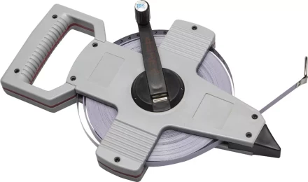 Мерная лента ЗУБР &quot;МАСТЕР&quot; геодезийная, стальное полотно с защитным покрытием, 100мх10мм 34181-100 купить в Уфе