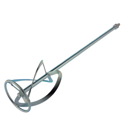 Насадка для миксера Сибртех 848977, для легких растворов, 120 х 590 мм, оцинкованная, хвостовик резьба М14 купить в Уфе