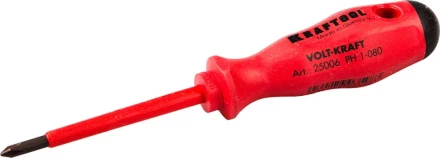 Отвертка KRAFTOOL &quot;VOLT-KRAFT&quot; 1000В, PH №1-80мм 25006-1-080 купить в Уфе