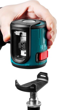 Нивелир лазерный линейный CL 20, сверхъяркий, KRAFTOOL 34700, двухлучевой, 20м, IP54, точн. 0,2 мм/м 34700 купить в Уфе
