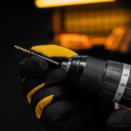 Сверло спиральное по металлу Denzel 3 x 61мм, Р6М5, Golden Tip, многогранная заточка, 2шт., 718268 купить в Уфе