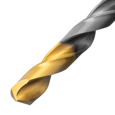 Набор сверл по металлу Denzel 723001, 1-10 мм, Р6М5-TiN, Golden Tip, 10 шт купить в Уфе